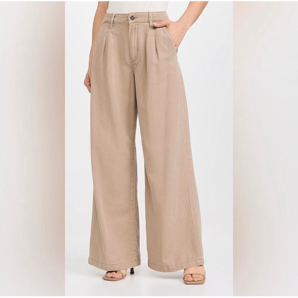 Pistola Ellery high rise wide leg pleated trousers
